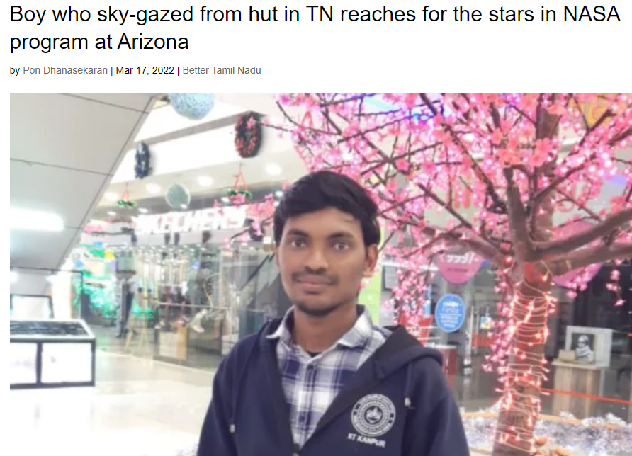 Boy who sky-gazed from his mud hut in TN reaches for the stars at Arizona University